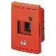 CENTRALINO PER INCASSO STAGNO PER EMERGENZA - 4 MODULI - GUIDA EN50022 - ROSSO RAL 3000 product photo Photo 01 2XS