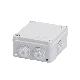Cassetta di derivazione con coperchio basso e viti a 1/4 di giro - ip55 - dimensioni interne 100x100x50 - pareti con passacavi - gwt960ºc - grigio product photo Photo 01 2XS