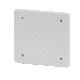 COPERCHIO BASSO ANTIURTO AD ALTA RESISTENZA - PER CASSETTE PT/PT DIN E PT DIN GREEN WALL - 92X92 - IP40 - BIANCO RAL9016 product photo Photo 01 2XS