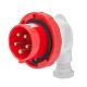 Spina mobile a 90° - ip67 - 3p+n+t 16a 380-415v 50/60hz - rosso - 6h - cablaggio a vite product photo Photo 01 2XS