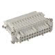 INSERTO FEMMINA - 104x27 - 24P+T 16A 500V/6kV/3 - CONNESSIONE A MORSETTIERA - SINISTRO - GRIGIO product photo Photo 01 2XS