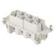 INSERTO FEMMINA - 77X27 - 6P+T 35A 830V/6kV/3 - CONNESSIONE A VITE - GRIGIO product photo Photo 01 2XS