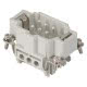 INSERTO MASCHIO - 44X27 - 6P+T 16A 500V/6kV/3 - CONNESSIONE A VITE - CON PIASTRINA - GRIGIO product photo Photo 01 2XS