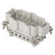 INSERTO MASCHIO - 57X27 - 10P+T 16A 500V/6kV/3 - CONNESSIONE A VITE - CON PIASTRINA - GRIGIO product photo Photo 01 2XS
