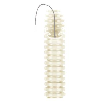 Tubo pieghevole medio fk15 - diametro 25mm - con tiracavo - bianco naturale (Conf. da 75 Mt.) product photo Photo 01 3XL