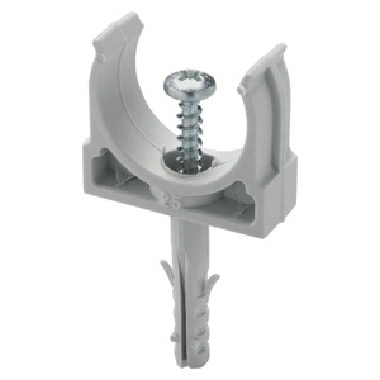 SUPPORTO A SCATTO PL. CON TASSELLO - Ø25 product photo Photo 01 3XL