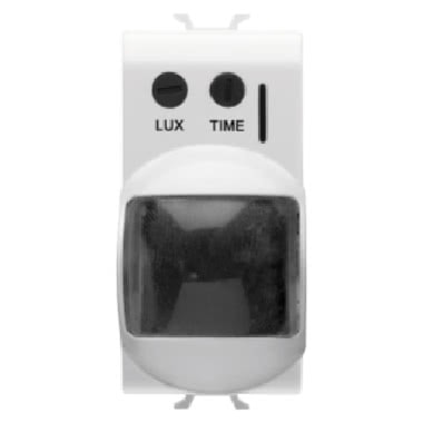 RIVELATORE DI MOVIMENTO A RAGGI INFRAROSSI - 230V ac 50/60Hz - 1NA 3A(AC1) 250V ac - 1 MODULO - BIANCO - CHORUS product photo Photo 01 3XL