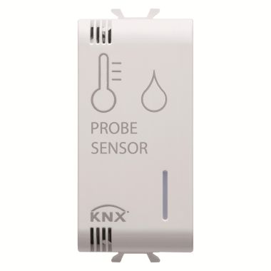 Sensore di temperatura/umidità knx/easy - 1 modulo - bianco - chorus product photo Photo 01 3XL