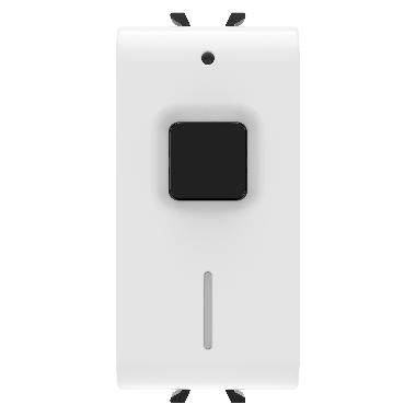 ATTUATORE ON/OFF CONNESSO CON MISURA DI ENERGIA - 100-240 V ac 50/60 Hz - NA 16A (AC1)  240  V ac - 1 MODULO - BIANCO LUCIDO - CHORUSMART product photo Photo 01 3XL