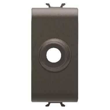 USCITA CAVO - 1 MODULO - NERO SATINATO - CHORUSMART product photo Photo 01 3XL