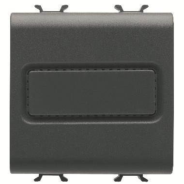 SUONERIA A TRE TONALITA? E 3 INGRESSI INDIPENDENTI - 12V ac/dc 6VA 80 dBA 1 METRO - 2 MODULI - NERO SATINATO ? CHORUSMART product photo Photo 01 3XL