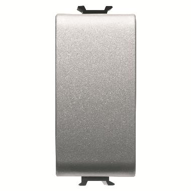 PULSANTE UNIPOLARE 250V ac - NA 16A - NEUTRO - 1 MODULO - TITANIO - CHORUSMART product photo Photo 01 3XL