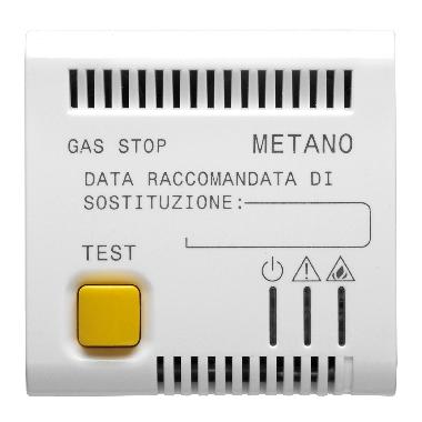 RIVELATORE GAS METANO - 12V ac/dc - 2 MODULI - BIANCO SATINATO - CHORUSMART product photo Photo 01 3XL