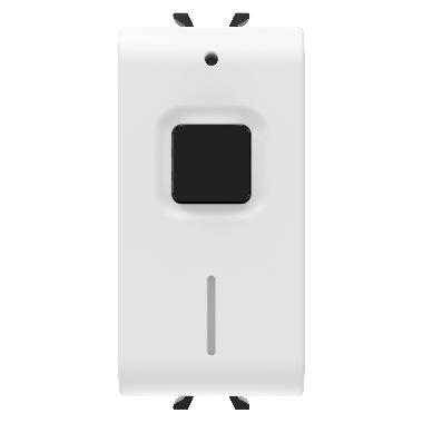 ATTUATORE ON/OFF CONNESSO CON MISURA DI ENERGIA - 100-240 V ac 50/60 Hz - NA 16A (AC1)  240  V ac - 1 MODULO - BIANCO SATINATO - CHORUSMART product photo Photo 01 3XL