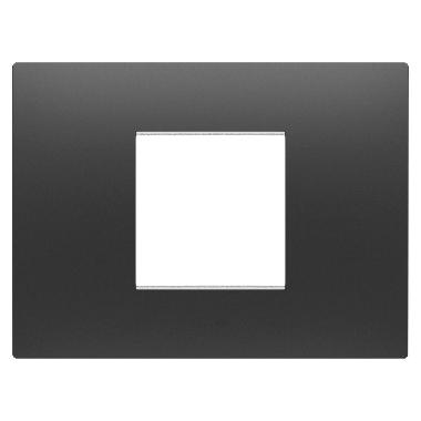 PLACCA EGO - IN TECNOPOLIMERO - 2 POSTI - NERO SATINATO - CHORUSMART product photo Photo 01 3XL