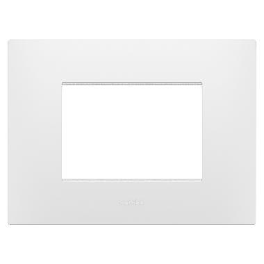 PLACCA EGO - IN TECNOPOLIMERO - 3 POSTI - BIANCO SATINATO - CHORUSMART product photo Photo 01 3XL