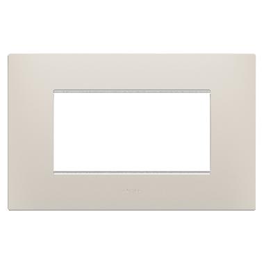 PLACCA EGO - IN TECNOPOLIMERO - 4 POSTI - NATURAL BEIGE - CHORUSMART product photo Photo 01 3XL