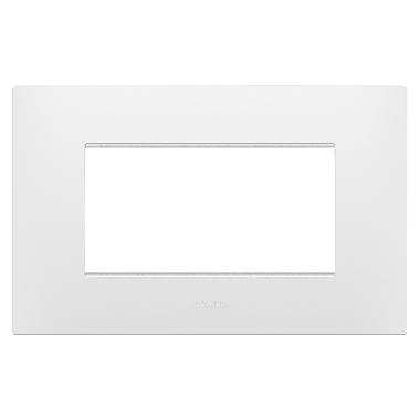 PLACCA EGO - IN TECNOPOLIMERO - 4 POSTI - BIANCO SATINATO - CHORUSMART product photo Photo 01 3XL