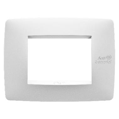 PLACCA ONE - IN TECNOPOLIMERO - 3 POSTI - BIANCO - ANTIBATTERICO - CHORUSMART product photo Photo 01 3XL