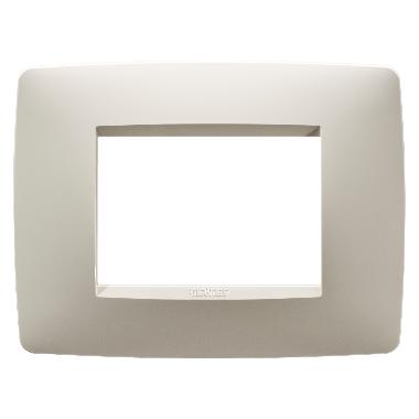 PLACCA ONE - IN TECNOPOLIMERO - 3 POSTI - AVORIO - CHORUSMART product photo Photo 01 3XL