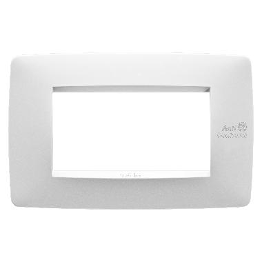 PLACCA ONE - IN TECNOPOLIMERO - 4 POSTI - BIANCO - ANTIBATTERICO - CHORUSMART product photo Photo 01 3XL