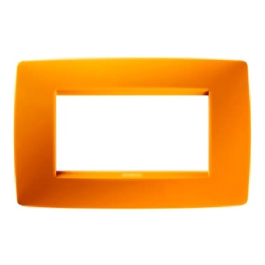 PLACCA ONE - IN TECNOPOLIMERO - 4 POSTI - ARANCIONE OPALE - CHORUS product photo Photo 01 3XL