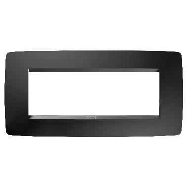 PLACCA ONE - IN TECNOPOLIMERO VERNICIATO - 6 POSTI - NERO SATINATO - CHORUSMART product photo Photo 01 3XL