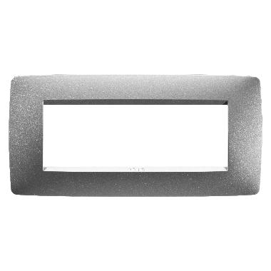 PLACCA ONE - IN TECNOPOLIMERO VERNICIATO - 6 POSTI - TITANIO - CHORUSMART product photo Photo 01 3XL