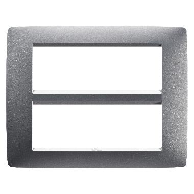 PLACCA ONE - IN TECNOPOLIMERO VERNICIATO - 12 POSTI - TITANIO - CHORUSMART product photo Photo 01 3XL