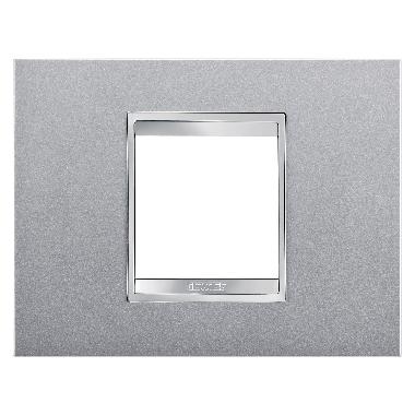 PLACCA LUX - IN TECNOPOLIMERO VERNICIATO - 2 POSTI - TITANIO - CHORUSMART product photo Photo 01 3XL