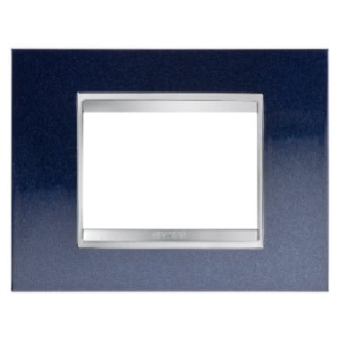 PLACCA LUX - IN METALLO - 3 POSTI - BLU CHIC - CHORUS product photo Photo 01 3XL