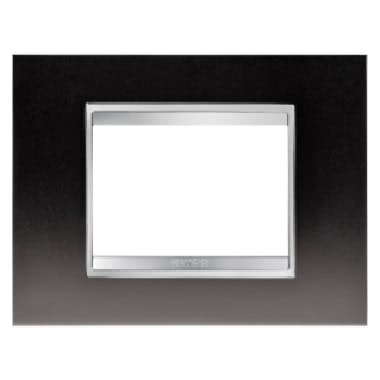 PLACCA LUX - IN METALLO - 3 POSTI - CANNA DI FUCILE - CHORUS product photo Photo 01 3XL