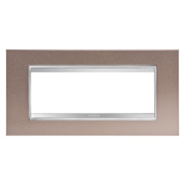 PLACCA LUX - IN METALLO - 6 POSTI - BRONZO PERLATO - CHORUS product photo Photo 01 3XL