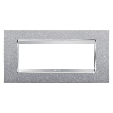 PLACCA LUX - IN TECNOPOLIMERO VERNICIATO - 6 POSTI - TITANIO - CHORUSMART product photo Photo 01 3XL