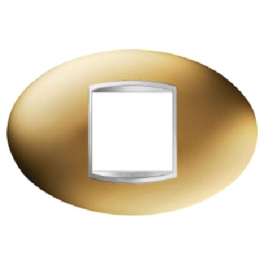 PLACCA ART - IN TECNOPOLIMERO METALLIZZATO - 2 POSTI - ORO - CHORUS product photo Photo 01 3XL