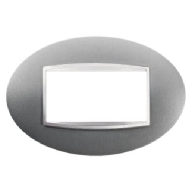 PLACCA ART - IN TECNOPOLIMERO VERNICIATO - 4 POSTI - TITANIO - CHORUS product photo Photo 01 3XL