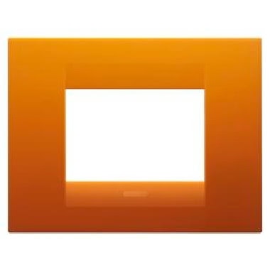 Placca geo - in tecnopolimero - 3 posti - arancione opale - chorus product photo Photo 01 3XL