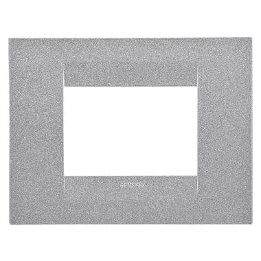 PLACCA GEO - IN TECNOPOLIMERO VERNICIATO - 3 POSTI - TITANIO - CHORUSMART product photo Photo 01 3XL