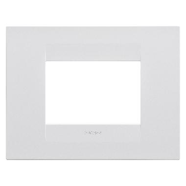 PLACCA GEO - IN TECNOPOLIMERO VERNICIATO - 3 POSTI - BIANCO SATINATO - CHORUSMART product photo Photo 01 3XL
