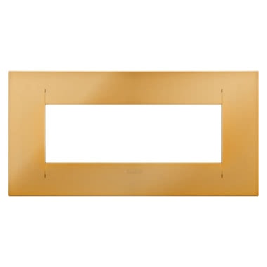 PLACCA GEO - IN TECNOPOLIMERO METALLIZZATO - 6 POSTI - ORO - CHORUS product photo Photo 01 3XL