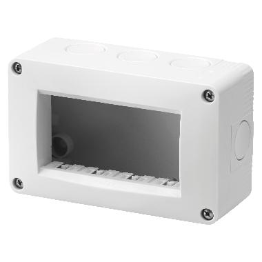 CONTENITORE AUTOPORTANTE VUOTO - PROTETTO IP40 4 POSTI - GRIGIO RAL 7035 - CHORUSMART product photo Photo 01 3XL