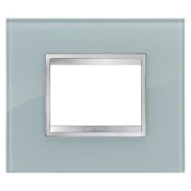 PLACCA FLAT - IN VETRO - 3 POSTI - AZZURRO SKY - CHORUS product photo Photo 01 3XL