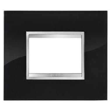 PLACCA FLAT - IN VETRO - 3 POSTI - NERO STRONG - CHORUS product photo Photo 01 3XL