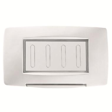 PLACCA STAGNA STANDARD ITALIANO - 4 POSTI IP55 - BIANCO - CHORUSMART product photo Photo 01 3XL