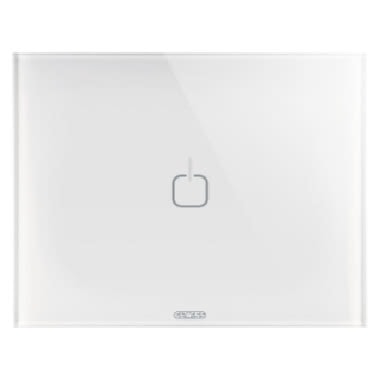 PLACCA ICE TOUCH - IN VETRO - 1 SIMBOLO - BIANCO - CHORUS product photo Photo 01 3XL