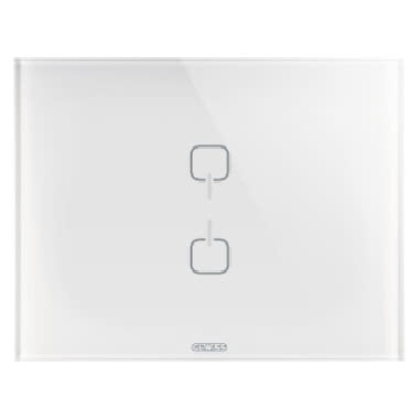 PLACCA ICE TOUCH KNX - IN VETRO - 2 SIMBOLI - BIANCO - CHORUS product photo Photo 01 3XL