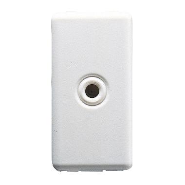 USCITA CAVO 1 POSTO - DIAMETRO 4 E 8 mm - 1 MODULO - SYSTEM WHITE product photo Photo 01 3XL