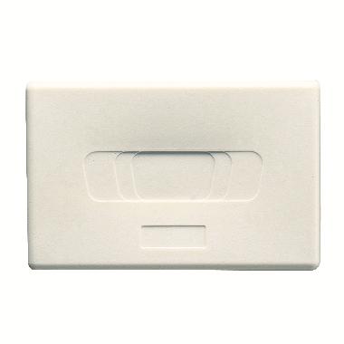 CONTENITORE VUOTO PREDISPOSTO PER ALLOGGIAMENTO CONNETTORI - SUB-D - 9/15/25 PIN - 3 MODULI- SYSTEM WHITE product photo Photo 01 3XL
