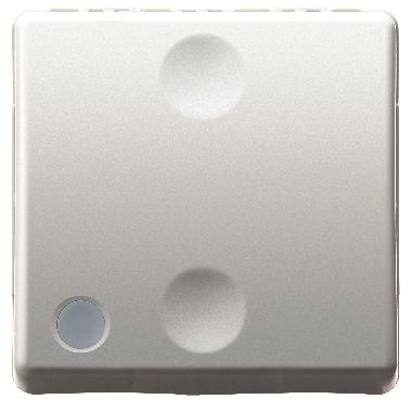 PULSANTE UNIPOLARE 250V ac - NA 10A ILLUMINABILE - 2 MODULI- SYSTEM WHITE product photo Photo 01 3XL