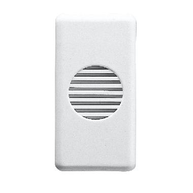 SUONERIA - 12V - 50Hz - 8VA - 80 dB A 1 METRO - 1 MODULO - SYSTEM WHITE product photo Photo 01 3XL